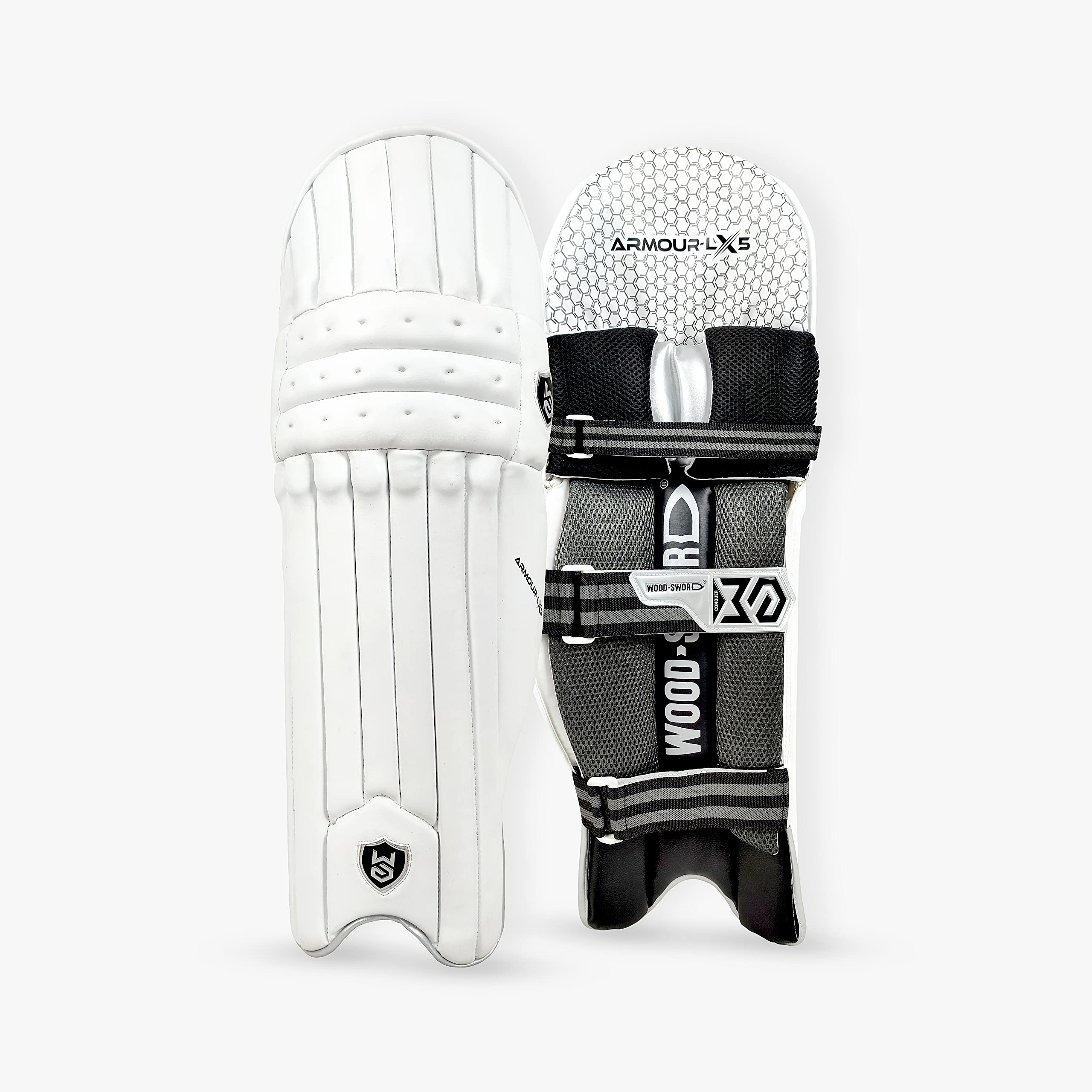 See full amazon price history chart for WOOD-SWORD | Armour-LX5 | Cricket Batting Leg Guard (Batting Pad) | (Medium / White-Black / Left) WOOD-SWORD | Armour-LX5 | Cricket Batting Leg Guard (Batting Pad) | (Medium / White-Black / Left) (B0BXJ9LZ2T) Amazon Price History, Amazon Price Tracker