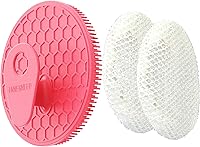 Vista 17 de INNERNEED - Cepillo de ducha de silicona suave de grado alimenticio para el cuerpo, cepillo de limpieza manual portátil, exfoliante suave y hace Gris