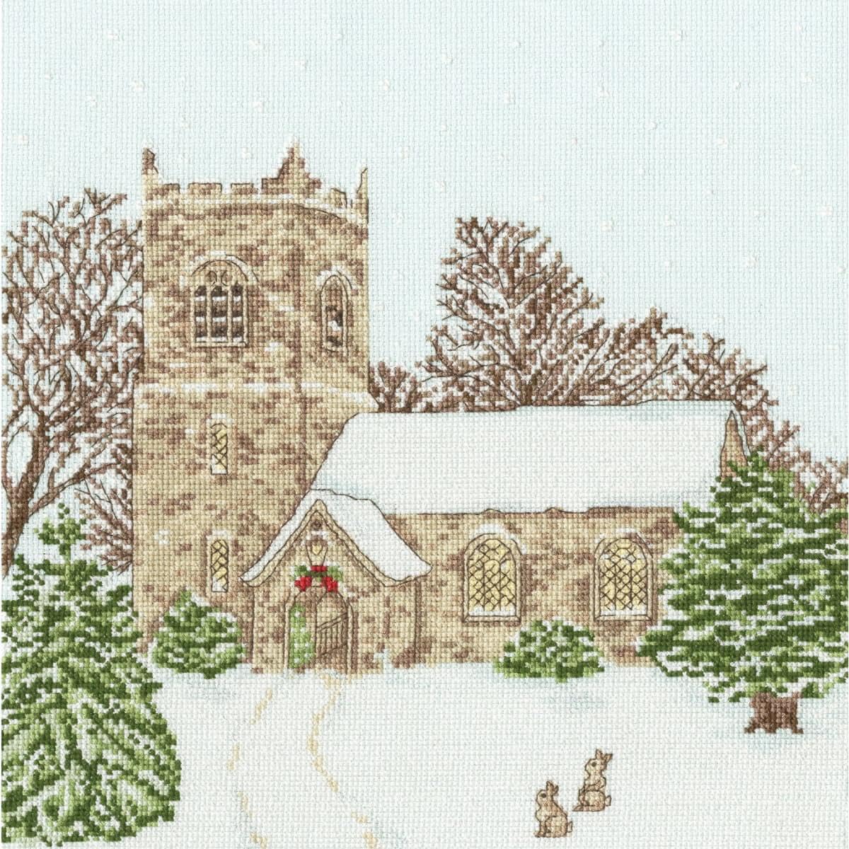 Bothy Threads Cross Stitch Kit - Country Church XSS16
