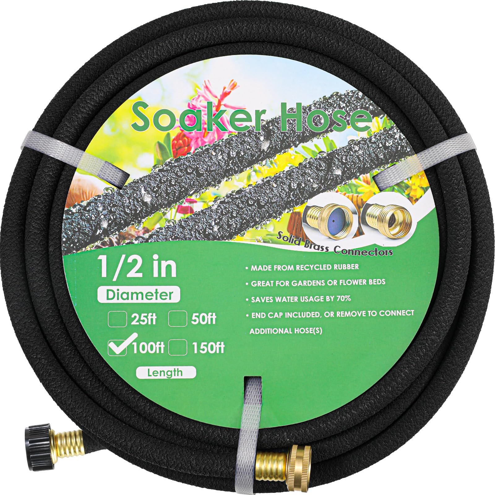 MAMIZO Soaker Hose 100ft