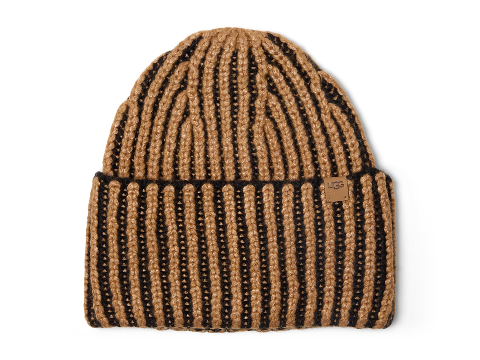 Amazon.com: UGG, Womens, Chunky Plaited Beanie, Black Multi, One