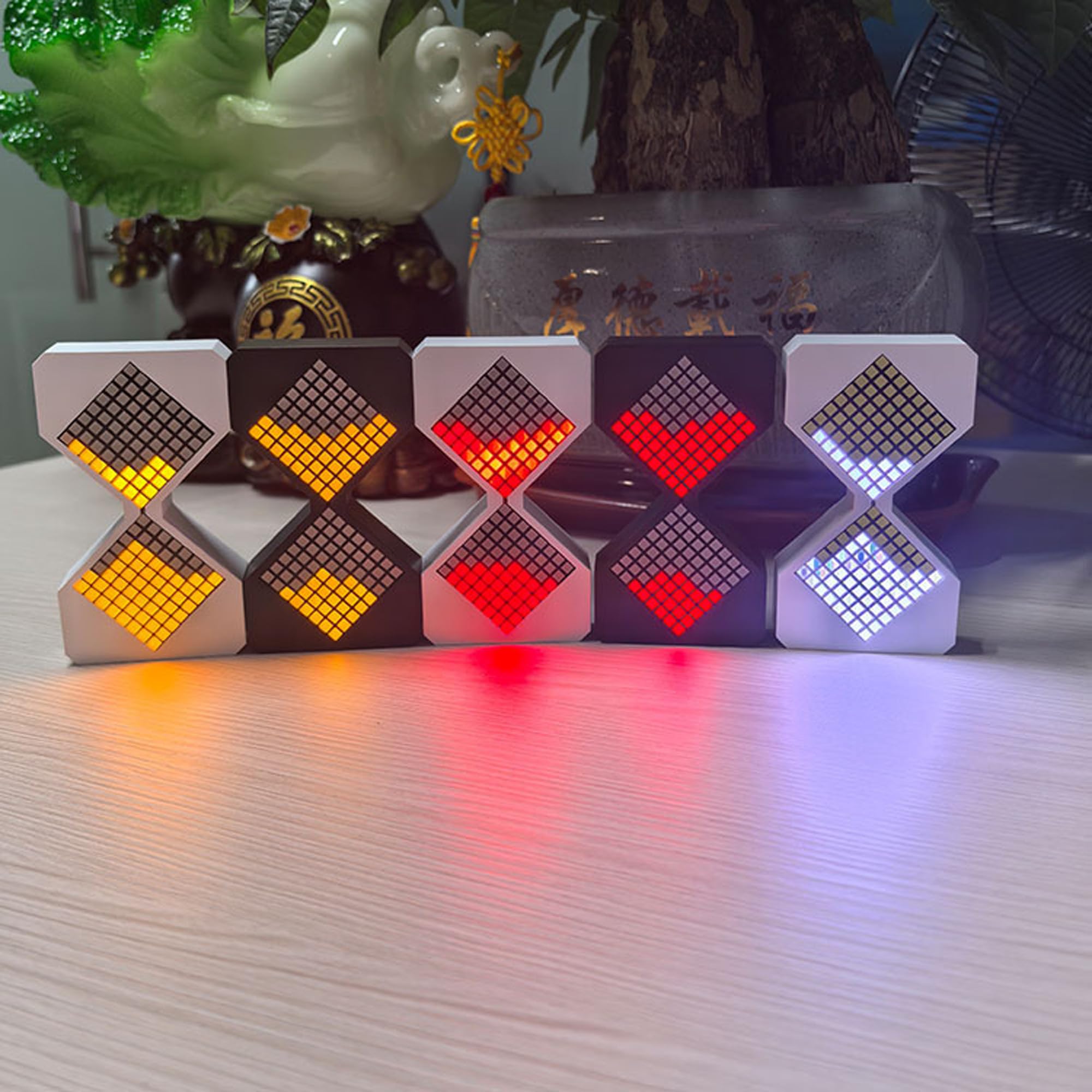 2024 nuova clessidra elettronica a LED con regolabile da 0 a