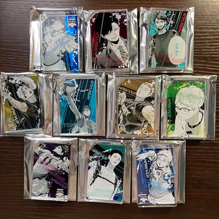 ハイキュー 及川徹の全員倒す ドミノ風アクリルキーホルダー