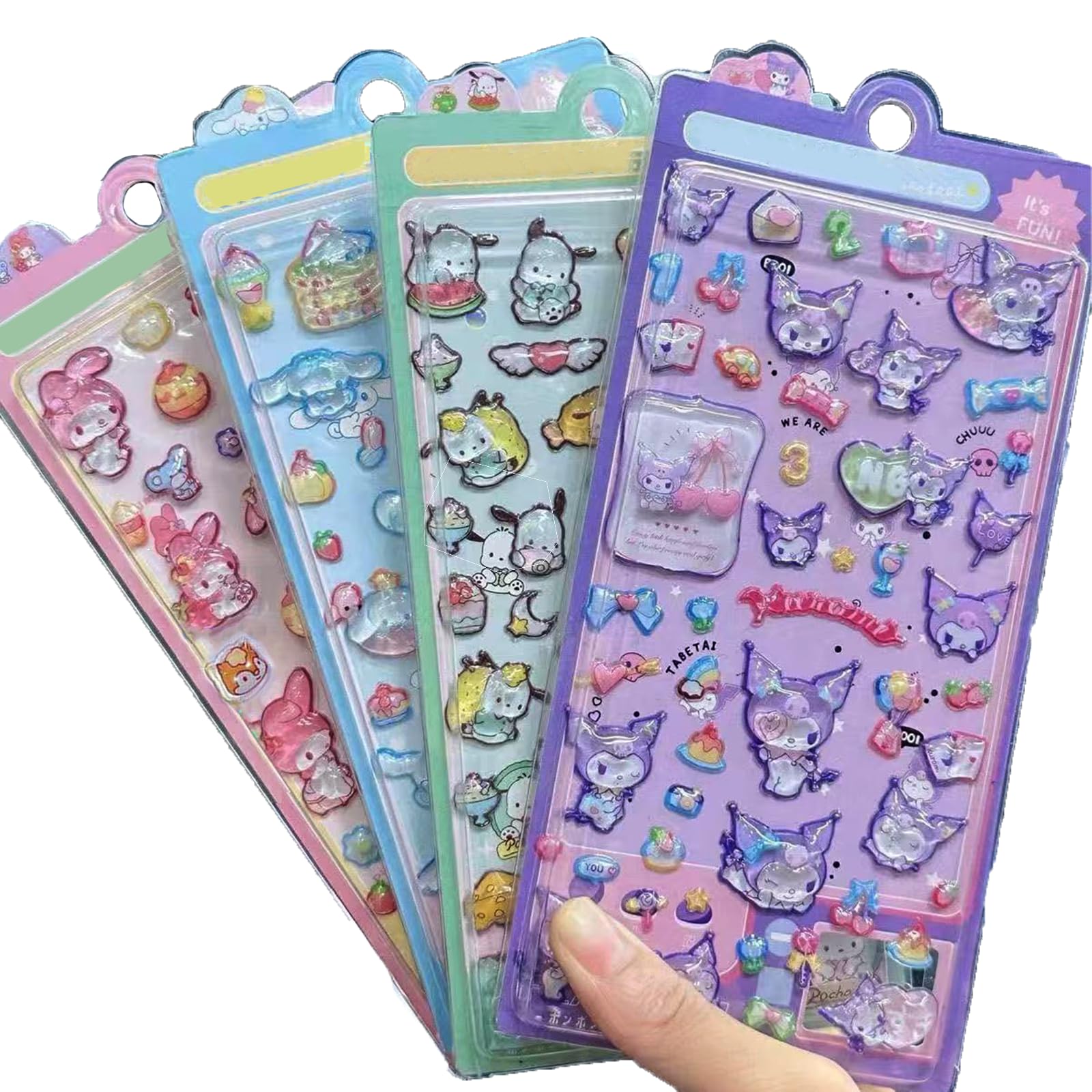 Amazon.co.jp: wonderflower かわいい サンリオ 3Dステッカー