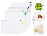 Algopix Similar Product 16 - purifyou Set of 9 Reusable Produce
