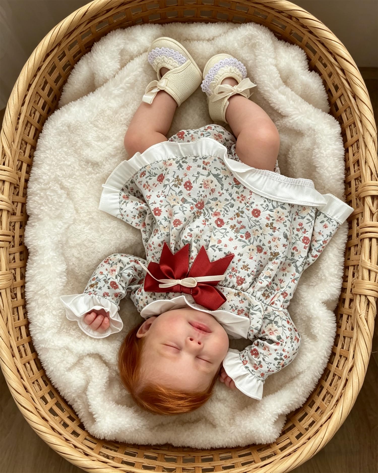 50 cm, miękki silikon, Reborn Baby Doll, tkanina, ręcznie wykonana, winylowa, realistyczna lalka noworodka, z kwiatową sukienką, realistyczna, Bebe Reborn, lalka, prezent dla dzieci, od 3 lat