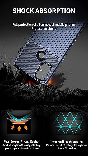 Miniatura 7 de Asuwish Funda para OnePlus Nord N10 5G con protector de pantalla de vidrio templado y accesorios para celda, goma de silicona TPU suave delgada One