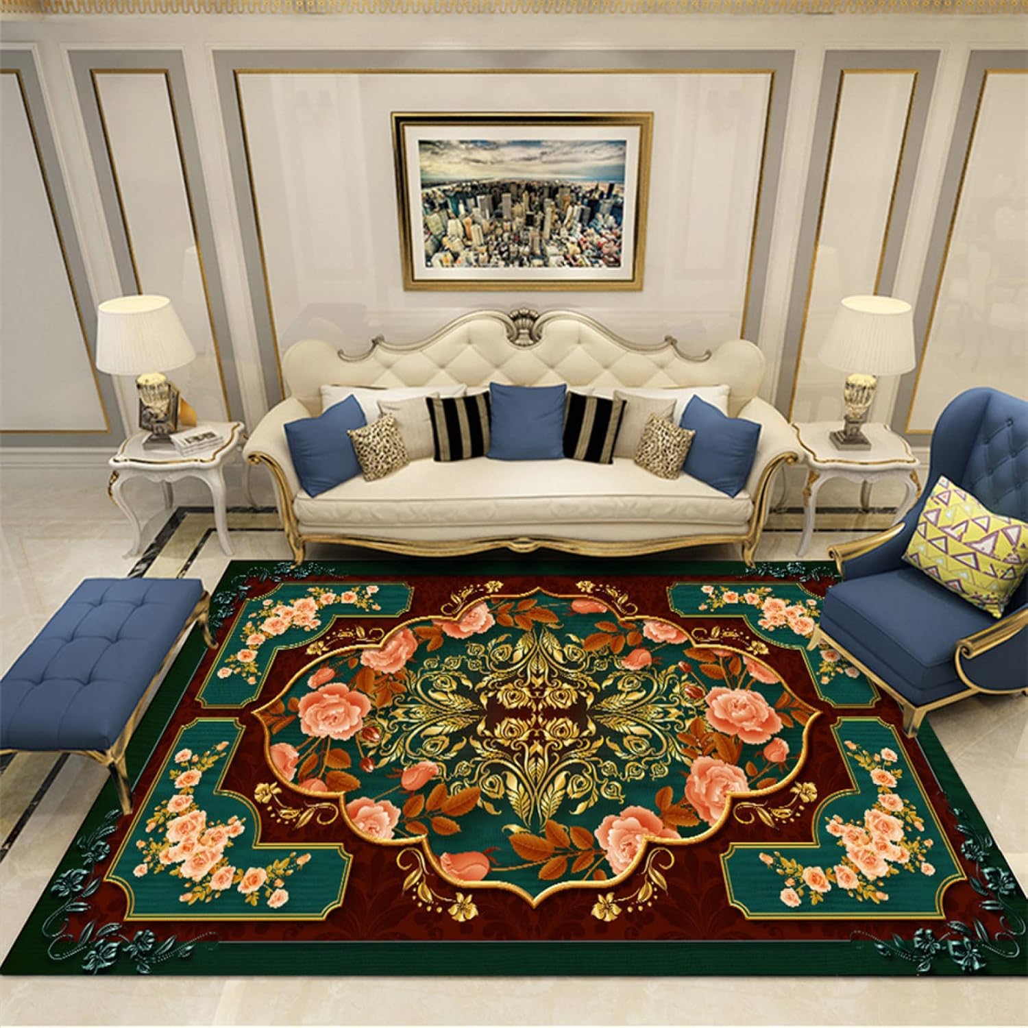 キッチンマット 防ダニ 手触りが優しい カーペット 廊下マット かわいい 薔薇柄 おしゃれ 洗える ベッドサイドマット 滑り止め 防臭 カラー 床暖房対応 速乾 掃除易い 屋内 160 230cm オールシーズン適用 2畳 売店 3畳 ヨーロッパ 吸水 スタイリッシュ キッチンマット 防ダニ 手触りが優しい カーペット 廊下マット かわいい 薔薇柄 おしゃれ 洗える ベッドサイドマット 滑り止め 防臭 カラー 床暖房対応 速乾 掃除易い 屋内 160 230cm オールシーズン適用 2畳 売店 3畳 ヨーロッパ 吸水 スタイリッシュ