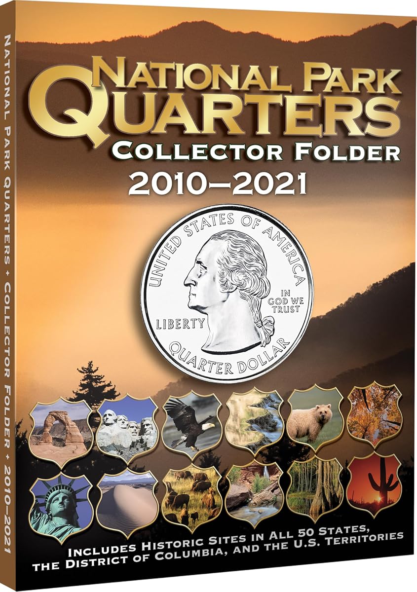 Carpeta oficial de monedas Whitman® - Cuartos del Parque Nacional: 2010-2021 (Single Mint)