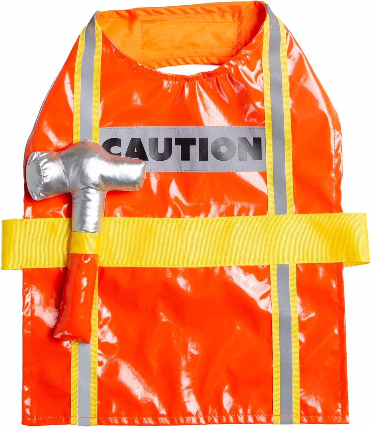 Pet Krewe Construction Worker Dog Costume - Medium Halloween Costume for Pets, Includes Hat
