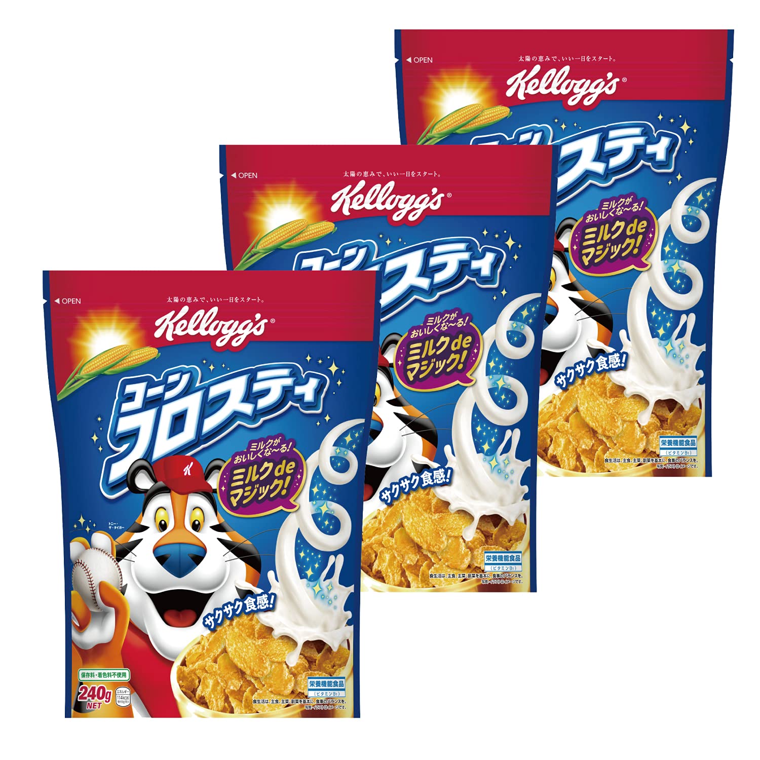 Amazon Co Jp Amazon Co Jp限定 ケロッグ コーンフロスティ 240g 3個セット セット買い 食品 飲料 お酒