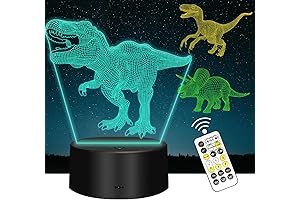 Dinosaur Night Light 3D - Unleash a Prehistoric Glow for Kids' Dreams