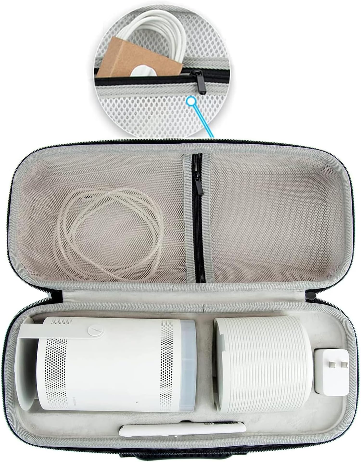 Hard Travel Case for Samsung The Freestyle Projector,Carrying Case Compatibility with Samsung Smart Portable Projector