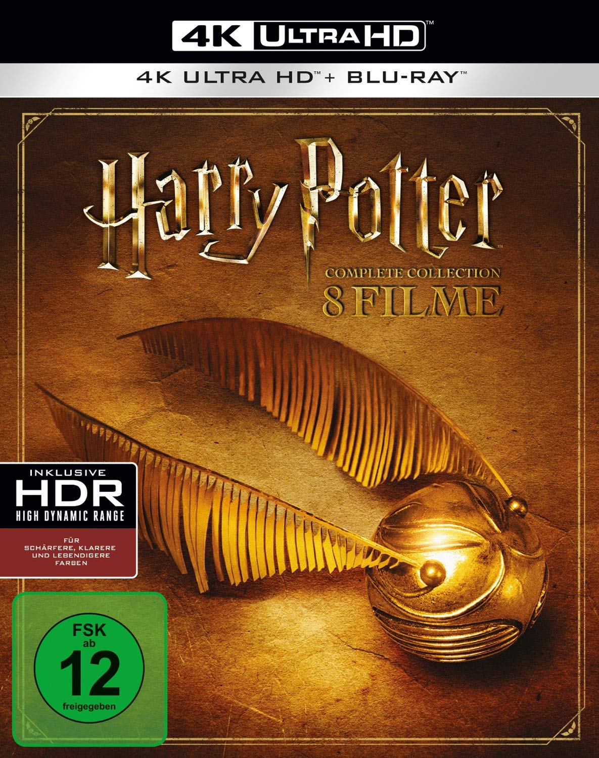 Harry Potter 4K Ultra-HD Complete Collection [Blu-ray] - contains 8 films