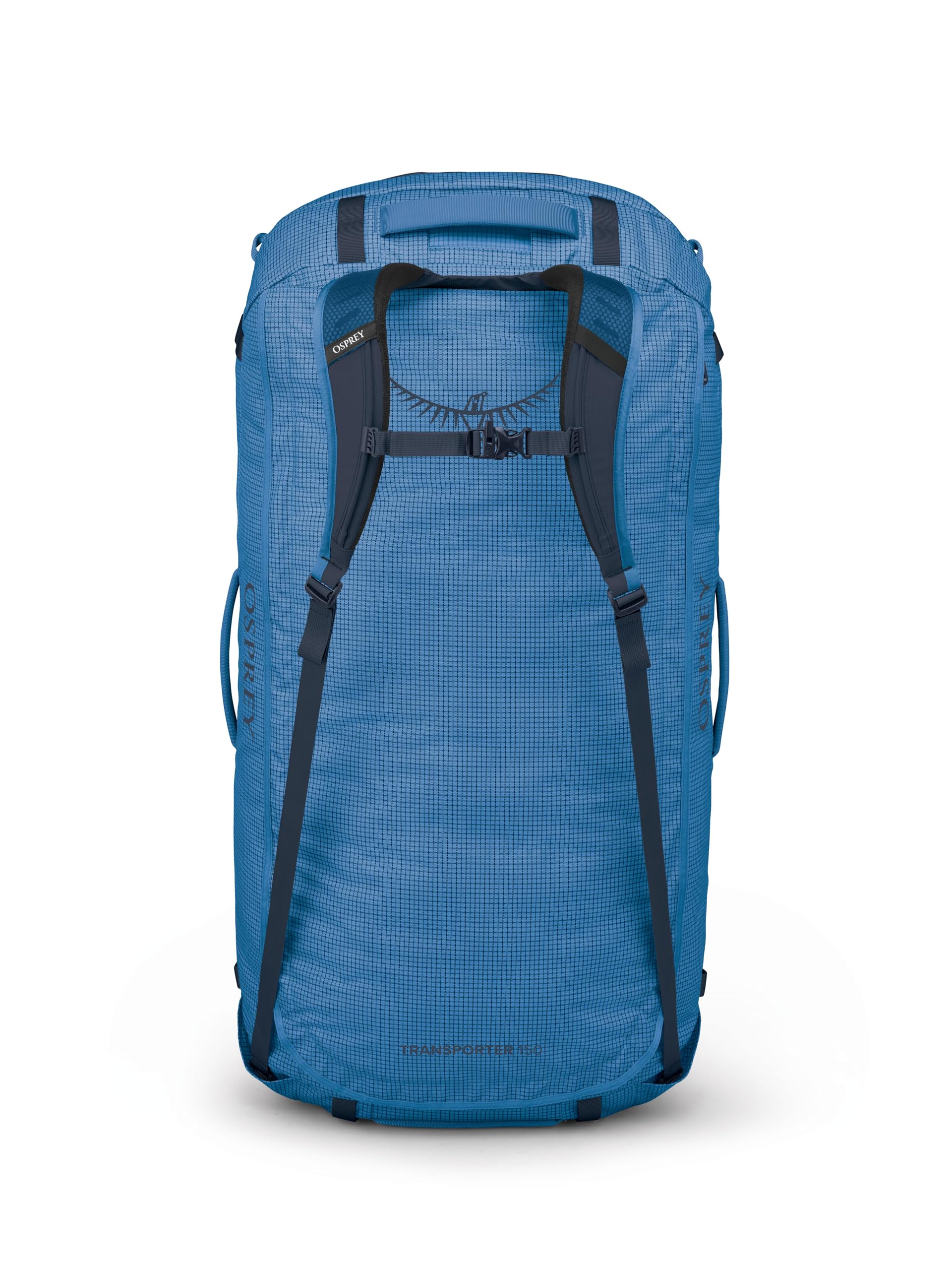 Osprey Transporter 150L Travel Duffel Bag, Blue Flame/Nocturnal Blue