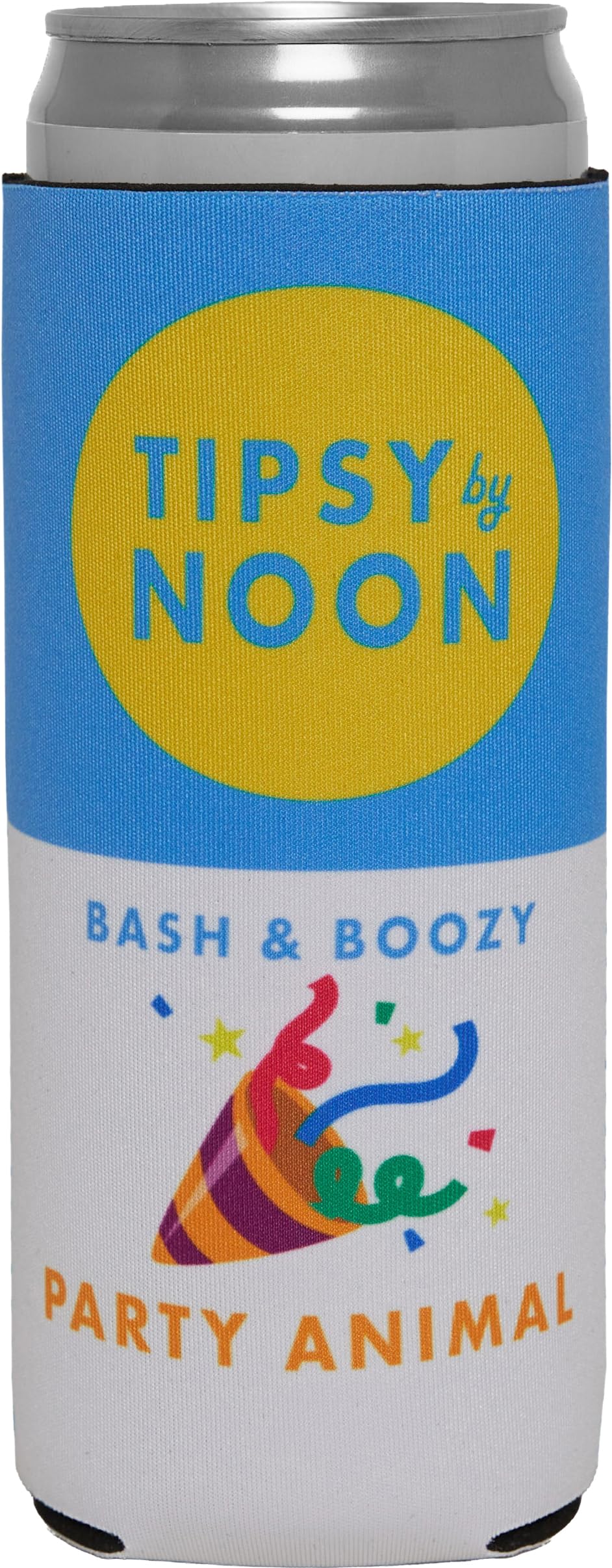 Slim Can Cooler - Party Animal - Orange
