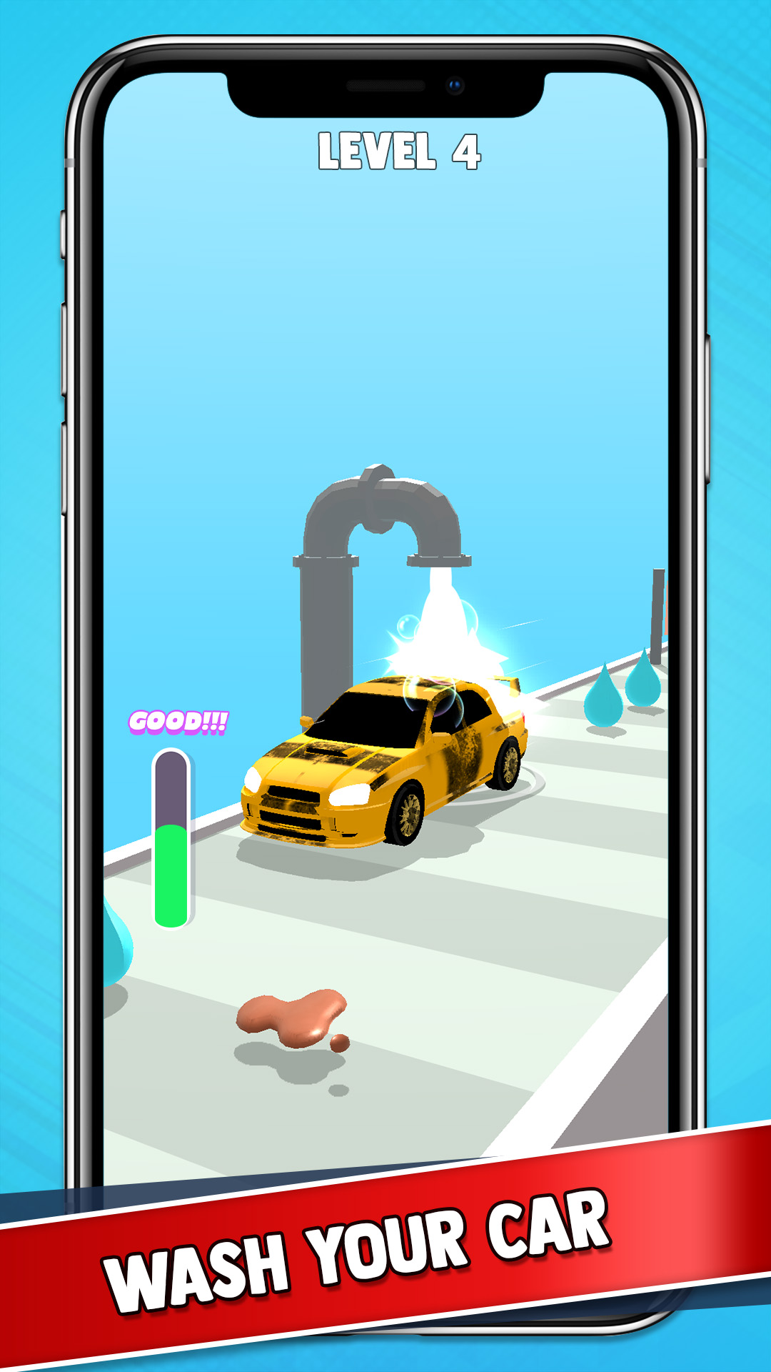Car Clean Rush! Power Cleaning Car Wash Makeover 3D - Clean Dirty Car ...
