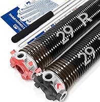 Vista 36 de Par de resortes de torsión para puerta de garaje de 2" juego con barras de bobinado antideslizantes y guantes, electroforesis de alta precisión sin
