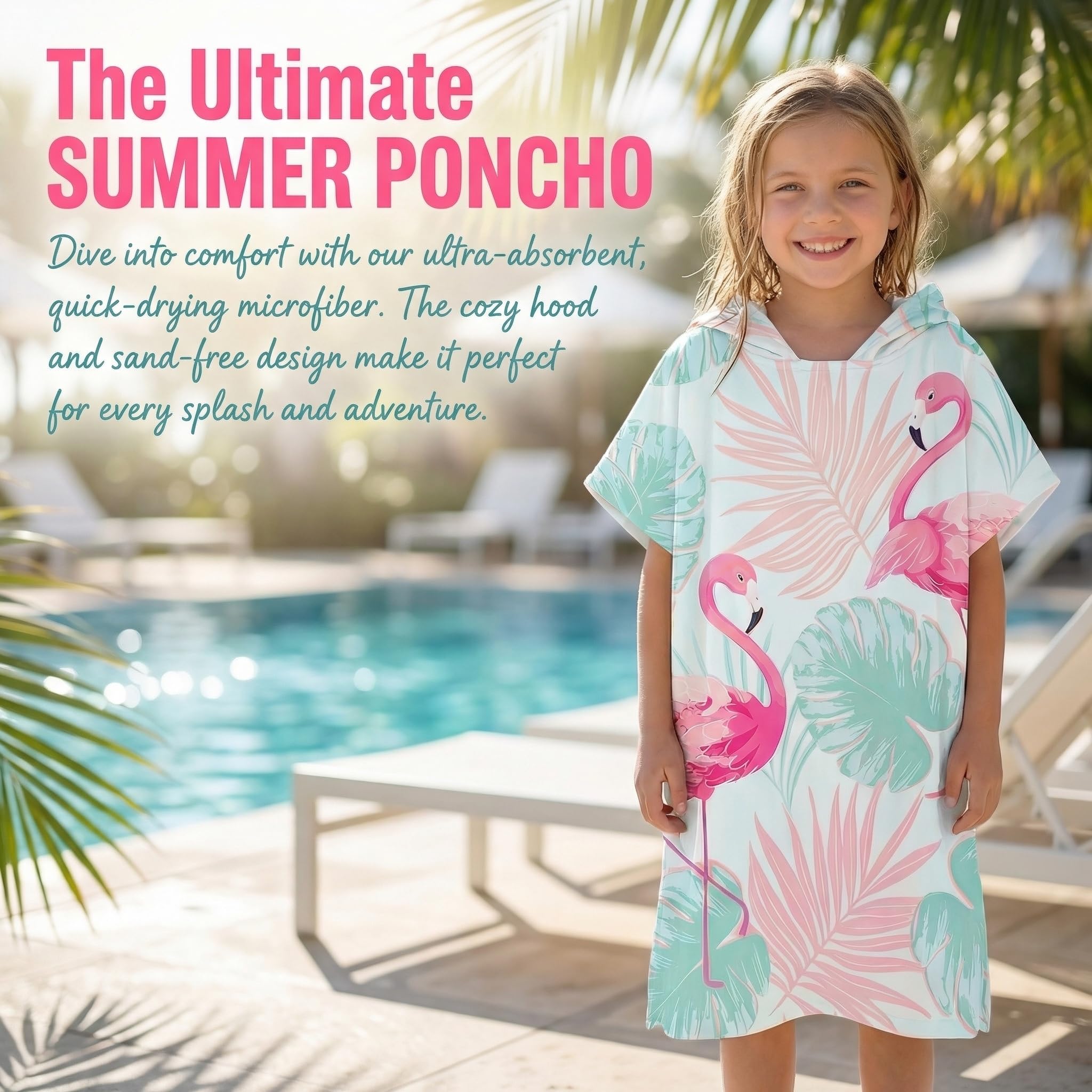 Poncho da surf ad asciugatura rapida, accappatoio, felpa con cappuccio per adulti, uomini, donne o famiglie, microfibra, nuoto, spiaggia, surf, immersioni, bagno a casa