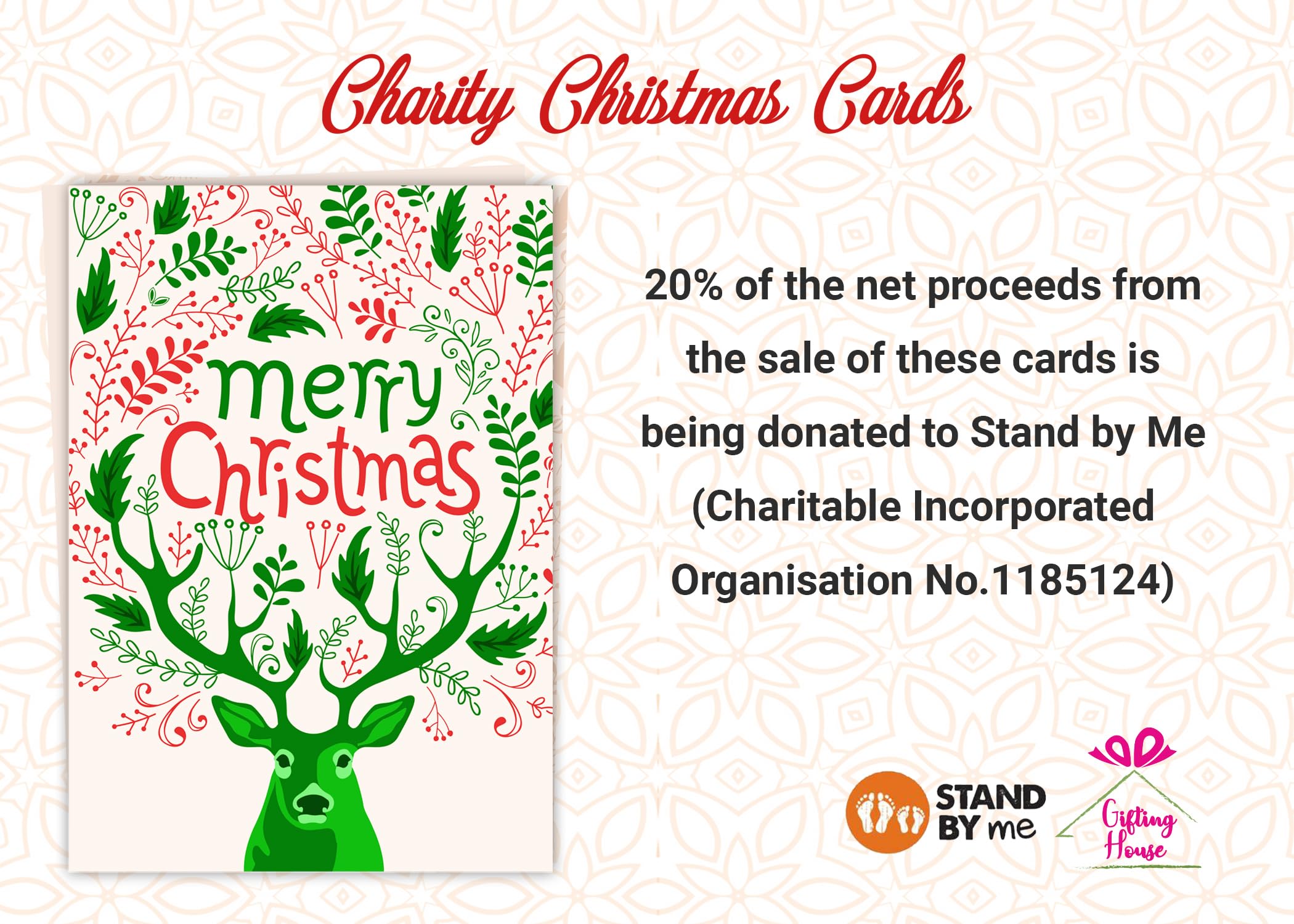 Charity Christmas Cards 2024, Xmas Cards Pack of 12/24/48 Vintage Cards - Image 3