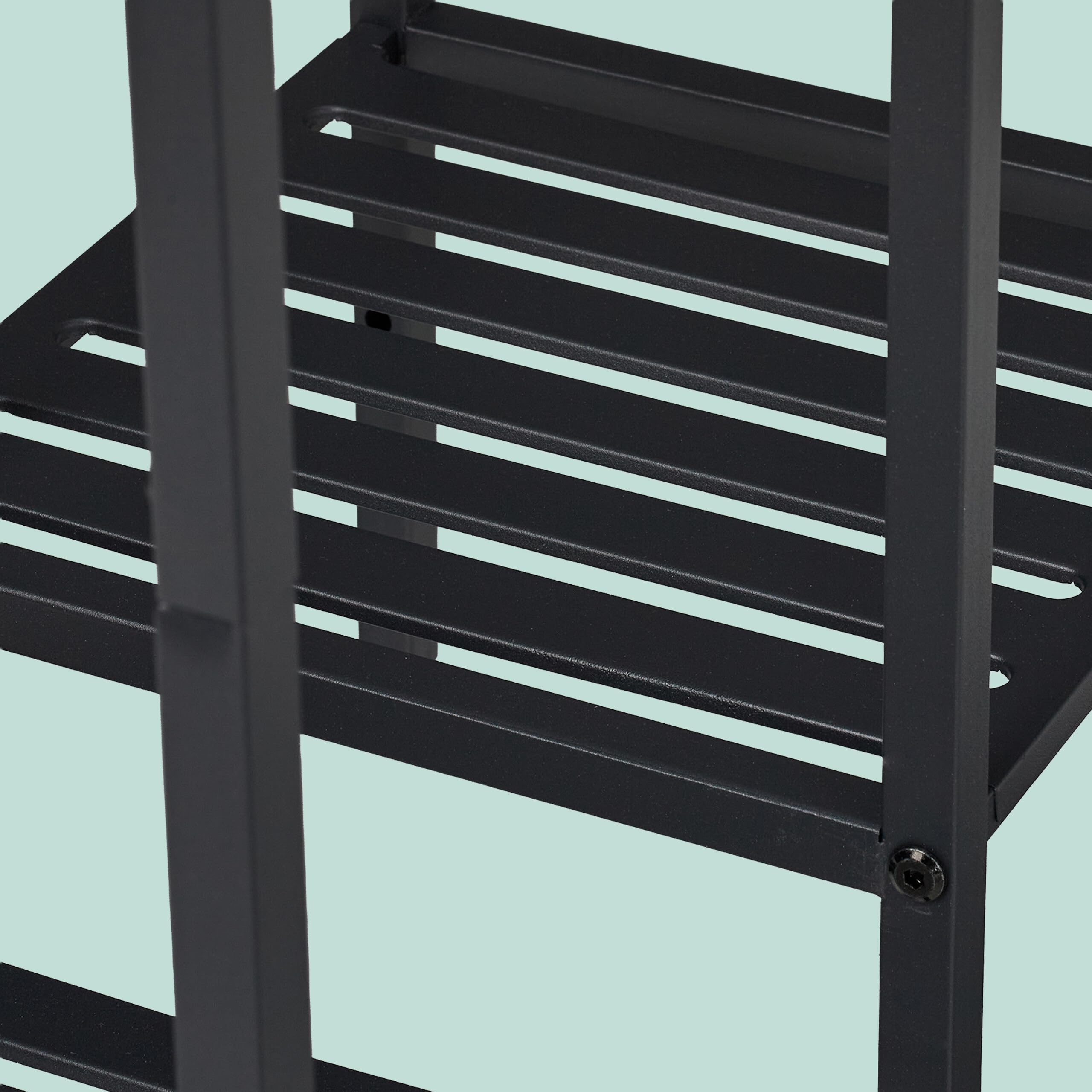 Relaxdays Scaffale Portapiante a 8 Ripiani, Supporto per Vasi Fiori, Scala Piante HLP: 81x80x28,5
