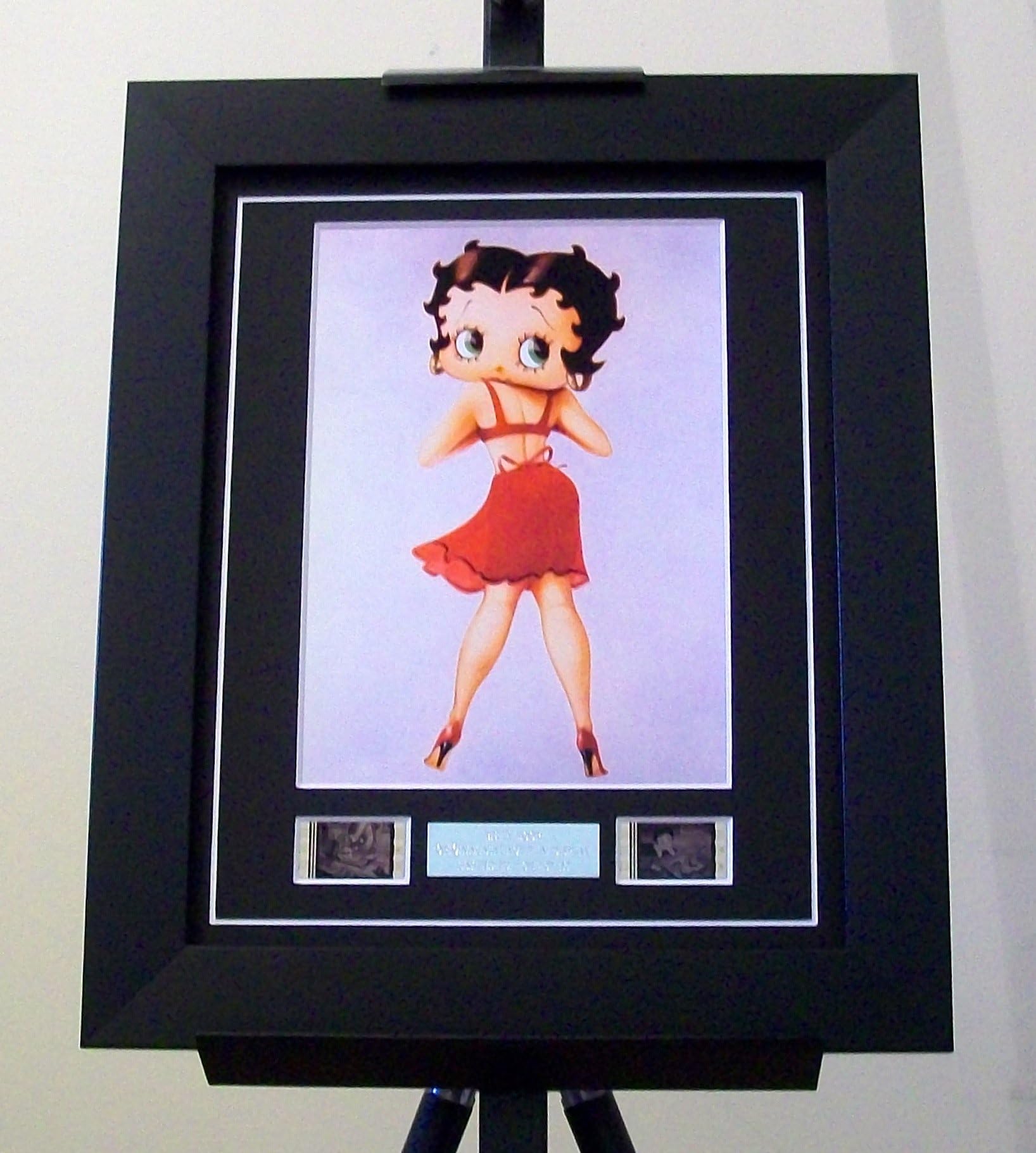 Betty Boop Memorabilia Framed
