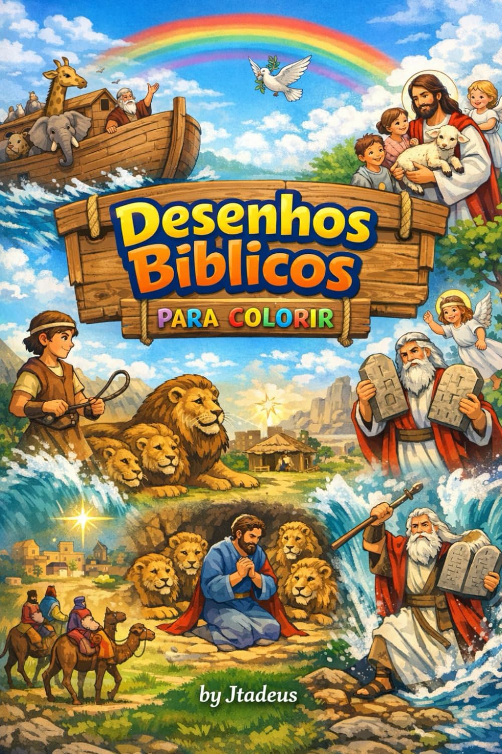 DESENHOS BÍBLICOS PARA COLORIR -: - POR MENOS DE 1$ CADA