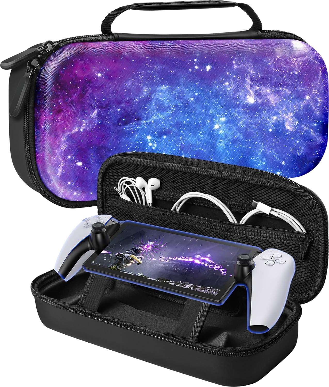 Travel Carrying Case for Playstation Portal Remote Player Carry Cases Protective Hard Shell Cool Men Boys Gamer Game