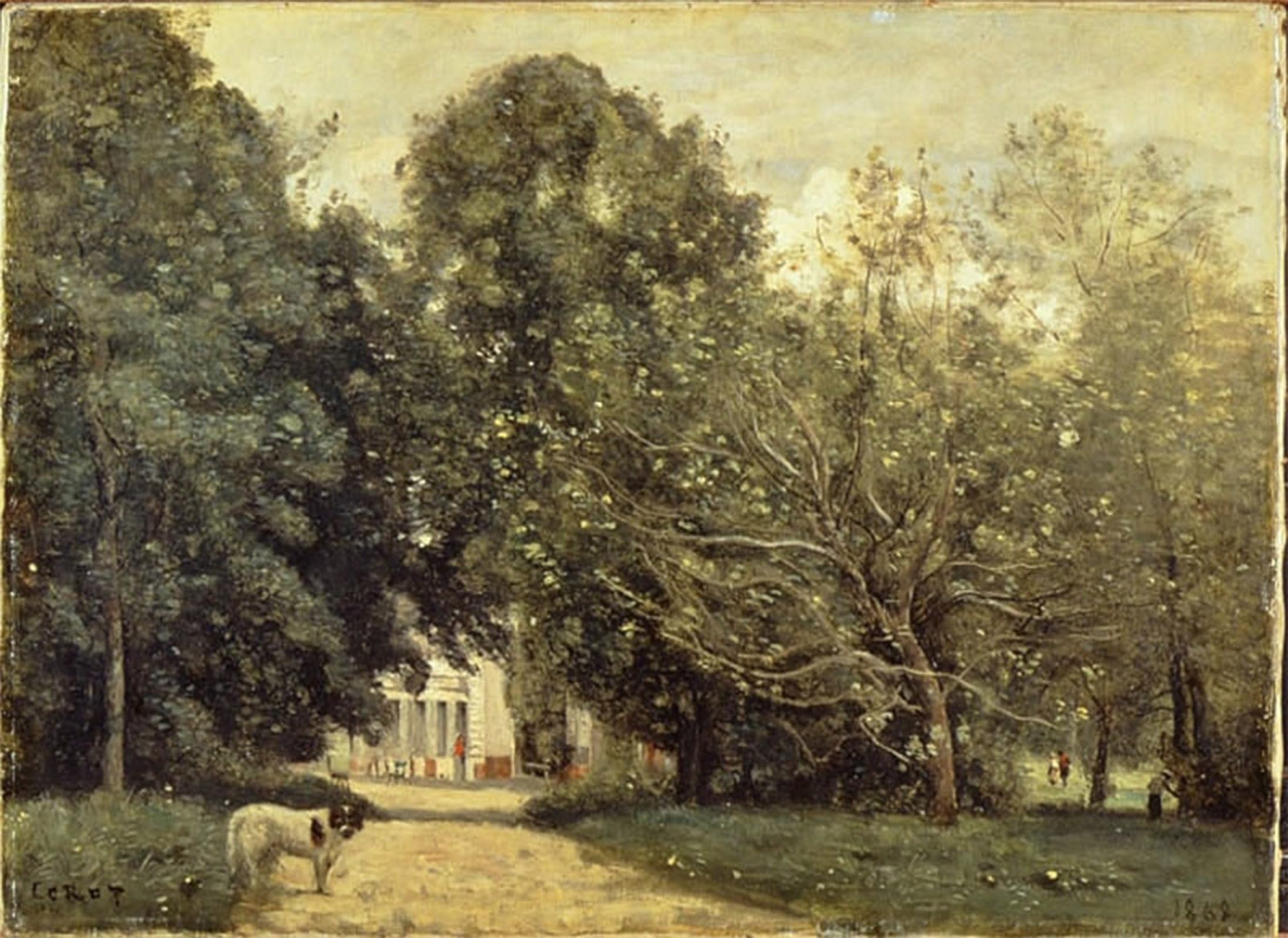 Cuadro en lienzo M. Dubuisson a Brunoy de Corot para salón 60x90cm 5