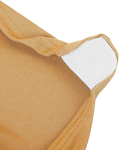 Vista 152 de Funda de silla Peomeise plegable, de elastano para banquete de boda, comedor, evento. Blanco