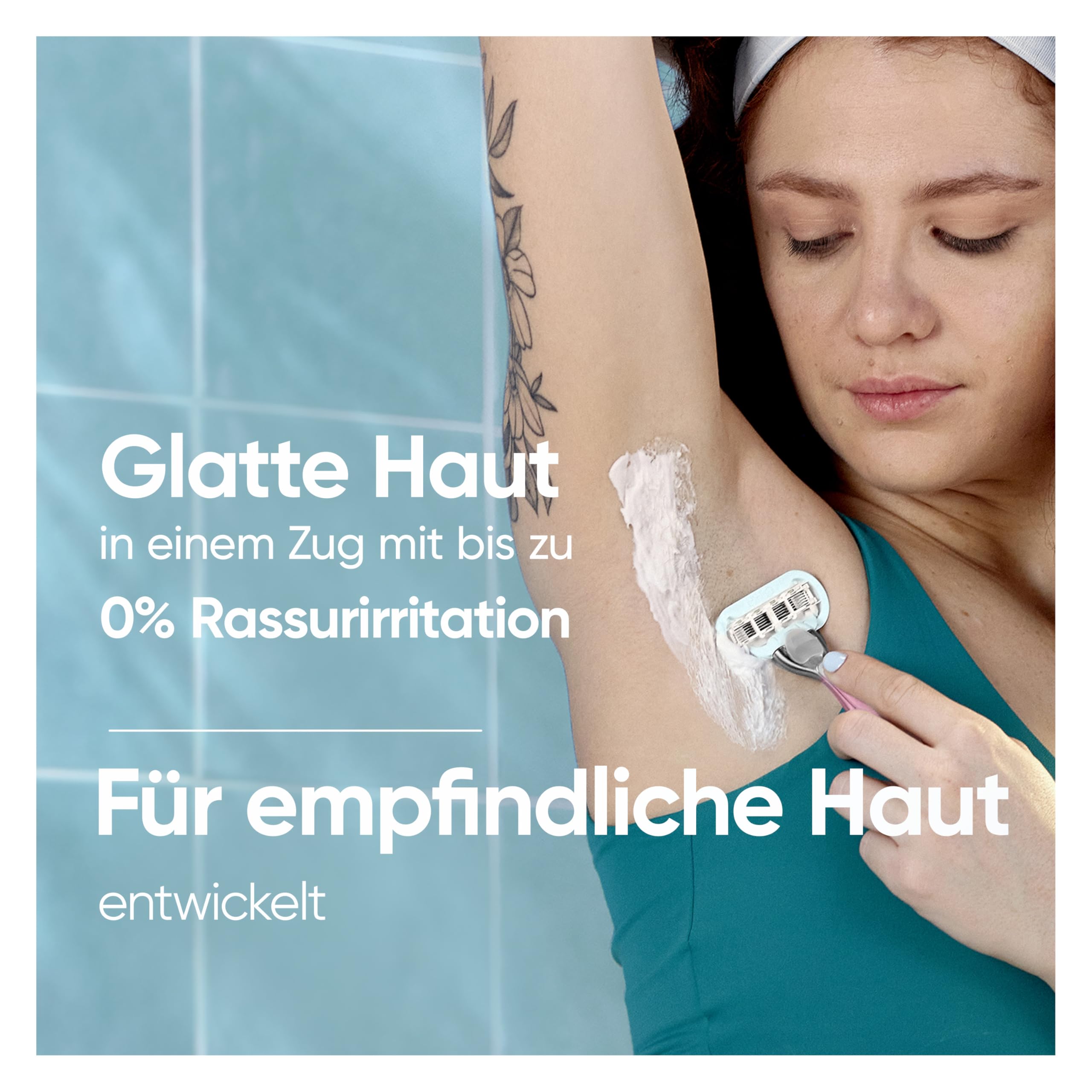Gillette Venus Party Edition Rasierklingen Damen — 6 Original Ersatzklingen mit Einem Hauch von Aloe Vera für Damenrasierer, Nassrasierer für Frauen mit Sensibler Haut