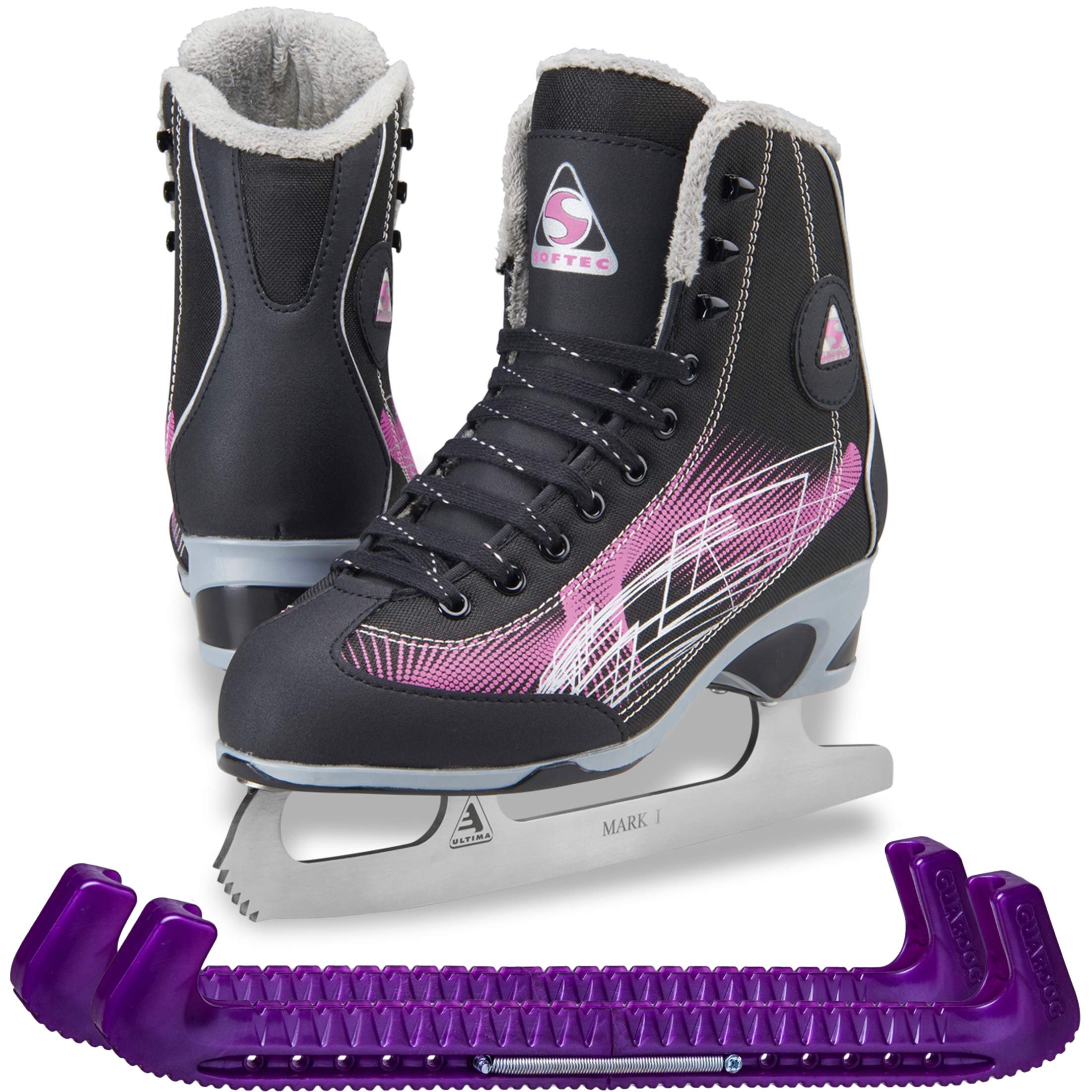 SKATE GURU Jackson Ultima Figure Ice Skates Softec for Women and Girls