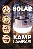 Şarjlı Solarlı Kamp Lambası 5 MODLU Orta-Yüksek Işık SOS Askılı Işıldak Kamp El Feneri 47724 [Enerji Sınıfı A+]