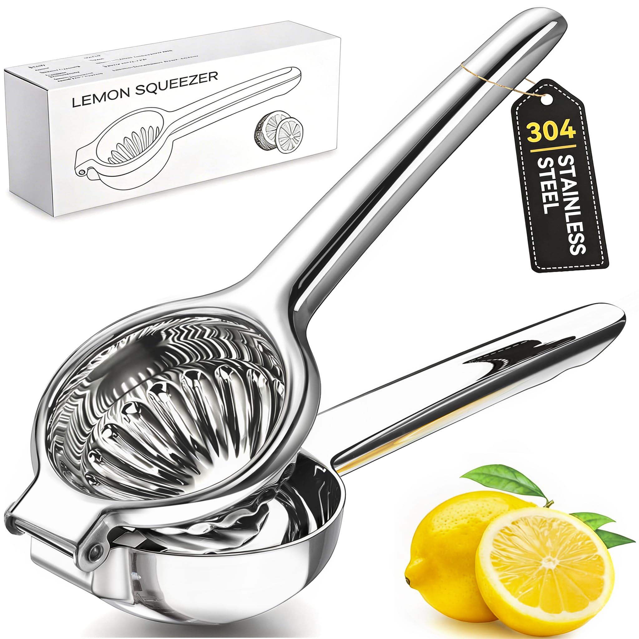 Sopito All 304 Stainless Steel Lemon Squeezer