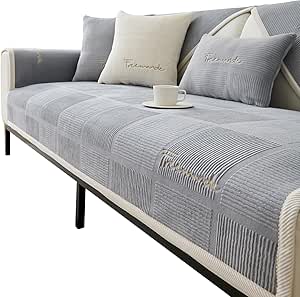Sofa armleuning beschermers voor fauteuils, banken, antislip fauteuil, 2 stuks / set, fleece premium armleuninghoezen rekbare stoel bank armbeschermer stretch fit (zand
