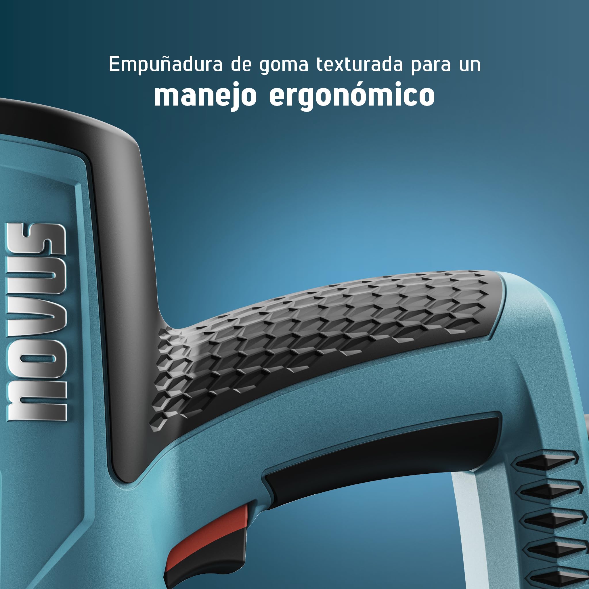 NOVUS TOOLS Juego de grapadora eléctrica J-120 con 1800 grapas, pistola de grapadora eléctrica para madera para fijación de telas y molduras | Para grapas de alambre fino de 6-14 mm y clavos de 16 mm
