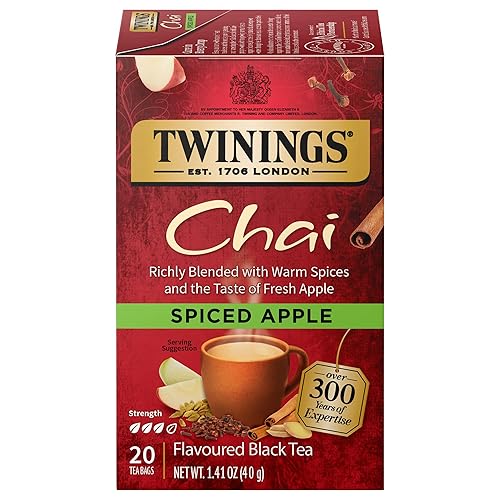 Twinings of London - Té Chai Spiced Apple 20 unidades paquete de 6