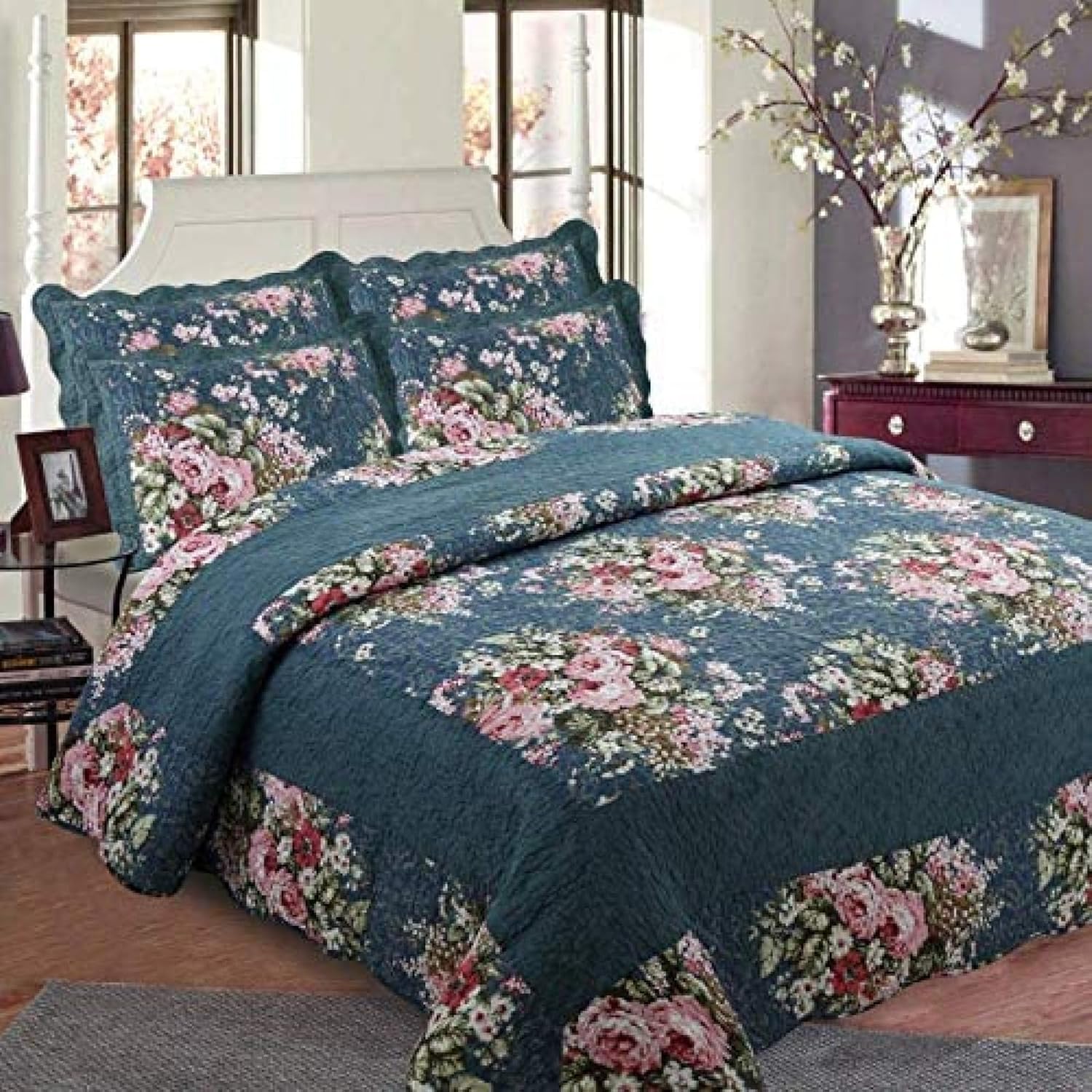 Amazon.co.jp Quilted Bedspreads Double Size Quilted Bedspread King