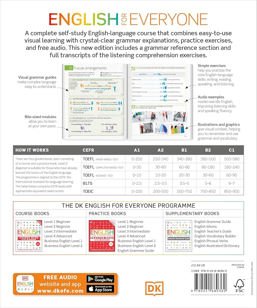 Amazon.com: English for Everyone Course Book Level 2