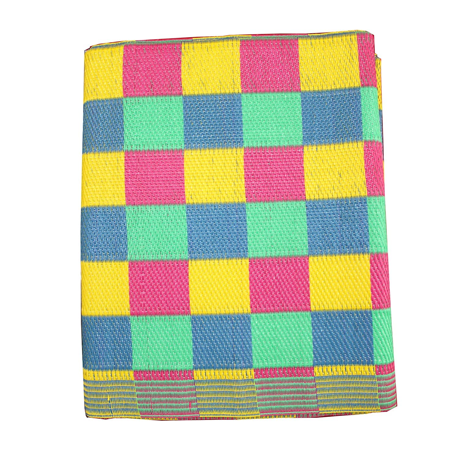 Hometail Multicolor Design Indoor Outdoor Reversible Chatai Rug Carpet Square Design Area Rug Large Living Drawing Room Floor Mat Portable Waterproof Chatai (6x6 Feet) (B0B6Q3BJGJ) Amazon Price History, Amazon Price Tracker