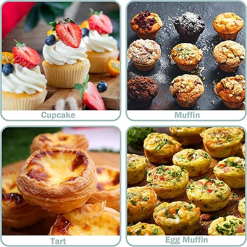 Miniatura 6 de Forros de silicona para cupcakes, divisores de lonchera, tazas antiadherentes de silicona para muffins, accesorios de caja Bento para niños (24