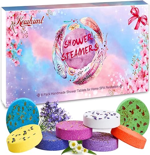 Vaporizadores de ducha 8 bombas de ducha bombas de baño de aromaterapia para ducha tabletas de ducha con aceite esencial para aliviar el estrés día disponible en Yaxa Colombia