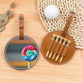 ZhanMg - Bolsa de almacenamiento para camisetas de golf, color marrón - Bolsa multiusos con clip de cinturón para transporte de golf - Protección portátil perfecta en el campo.