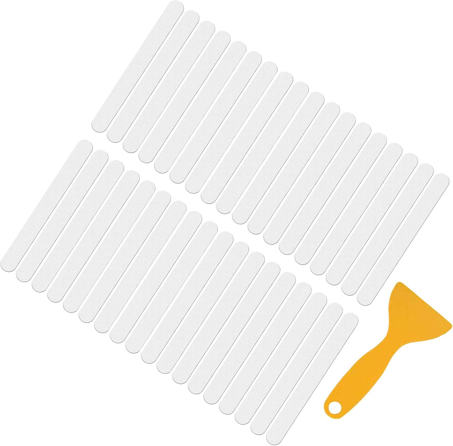 Non Slip Bath Stickers Anti Slip Shower Grip Strips (36 Pack 20x200mm)