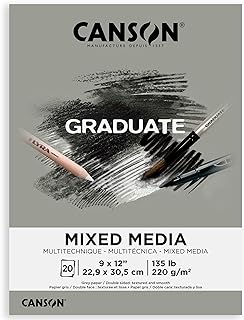 Canson Graduate Grey Toned Mixed Media Pad