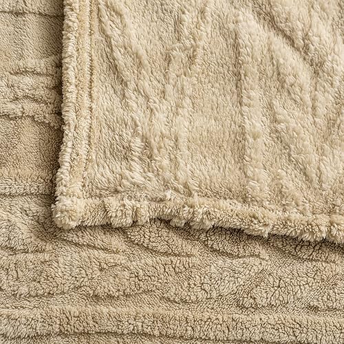 Miniatura 6 de YUSOKI Manta Sherpa tamaño Queen con diseño elegante 3D, súper suave, mullida, acogedora, cálida, gruesa y esponjosa, para adolescentes, niñas,