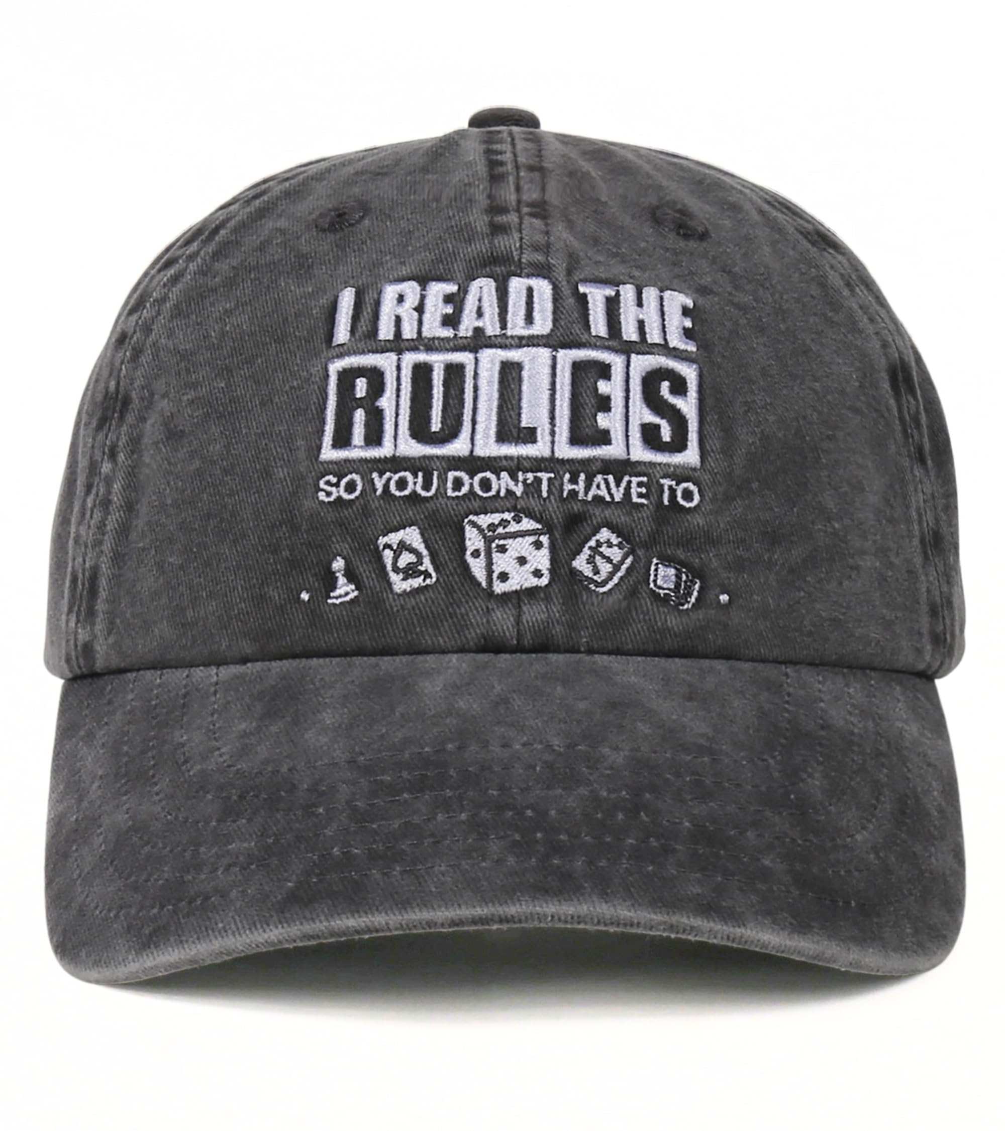 InnoBeta Board Game Cap, Gifts for Board Lovers Gamers, I Read The Rules, So You Don't Have to
