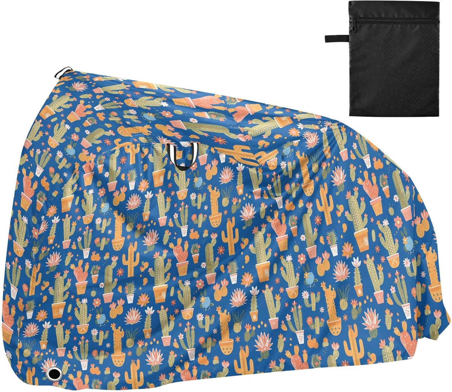 Cactus Pot Blue Bike Covers Outdoor Waterproof Electric Bike Cover Bikes Storage