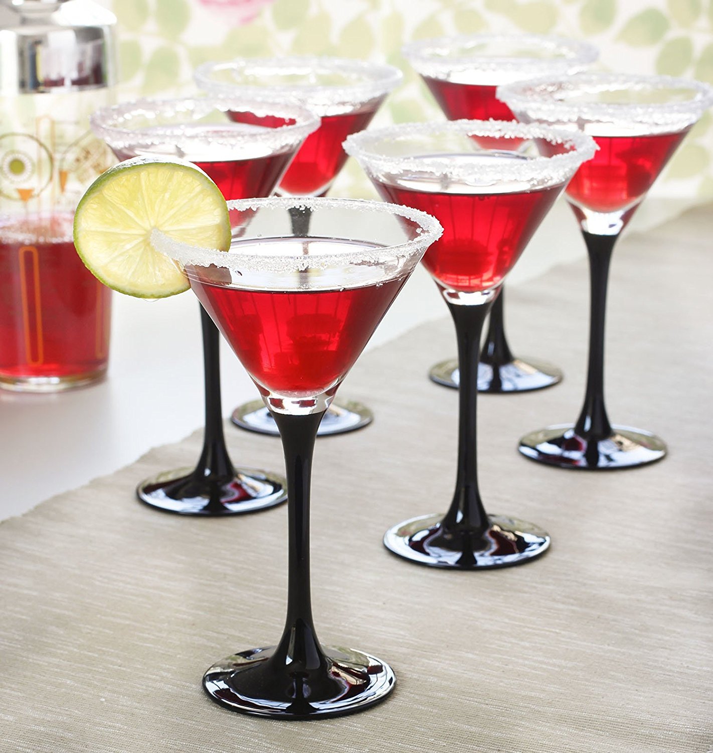 SOLAVIA - Juego de 6 copas de Martini de cóctel, elegantes y contemporáneas, 60 ml, para cocina y mesa de comedor