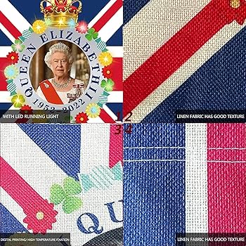 Amazon | エリザベス女王 記念旗 エリザベス2世 イギリス王室